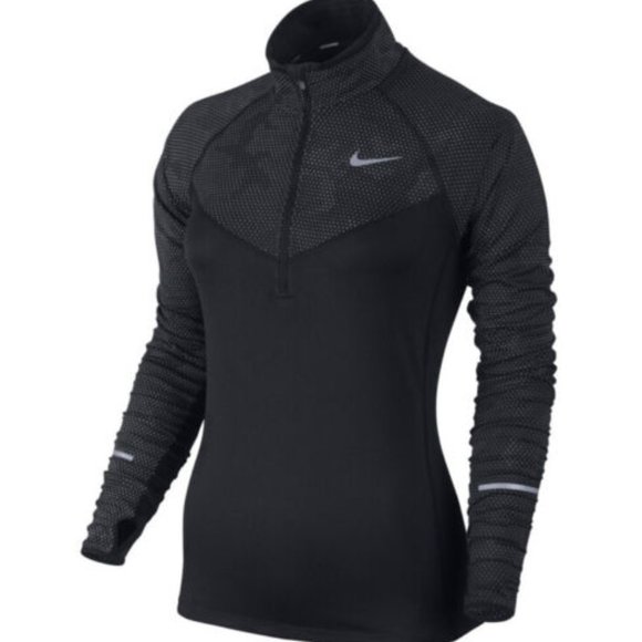 Nike Jackets & Blazers - Nike Running Dri-Fit Long Sleeve Half Zip Reflective Element Running Size L